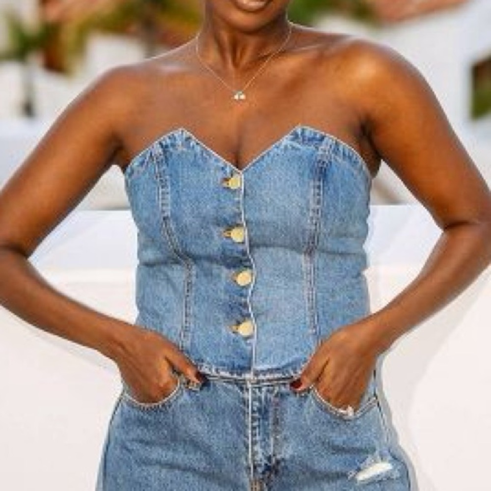Blue Denim Vest
